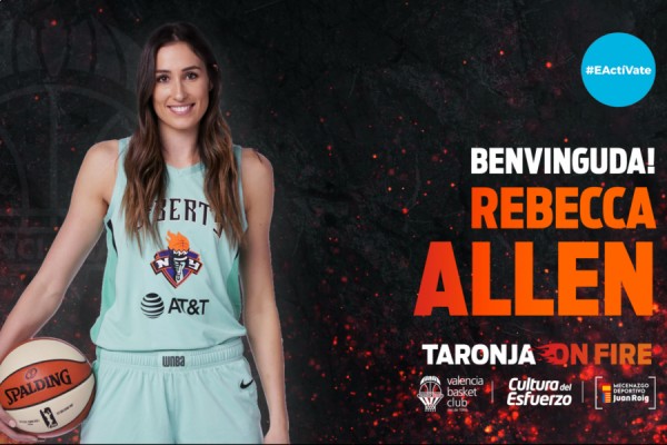 Valencia Basket ficha a Rebecca Allen y cierra el nuevo proyecto 2020-2021