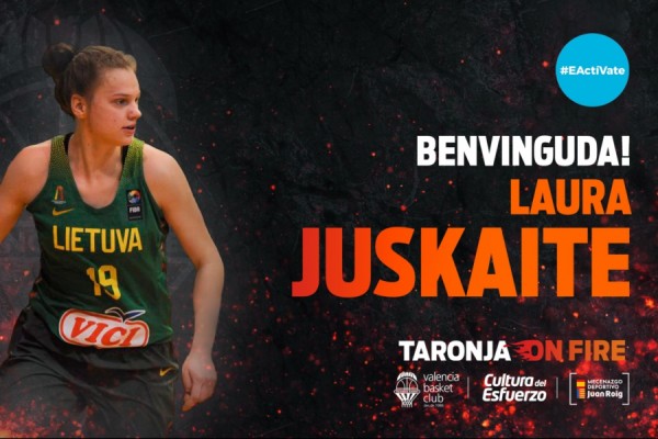 Valencia Basket ficha a la lituana Laura Juskaite