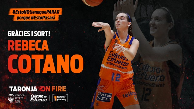 Rebeca Cotano no continuará en Valencia Basket