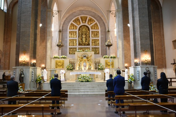 Vila-real celebra la misa de Sant Pasqual a puerta cerrada