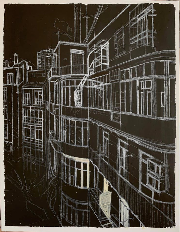 Luis Lonjedo, el artista que pintó València desde su ventana