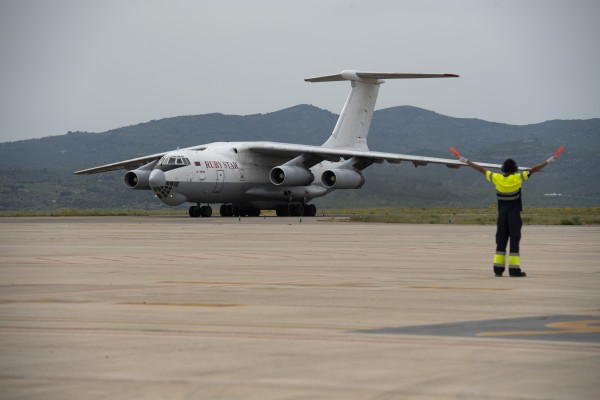 El aeropuerto de Castellón recibe su primer vuelo de China con un avión de material sanitario 