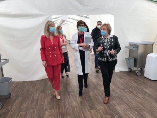  Los hospitales de campaña empezarán a recibir pacientes 