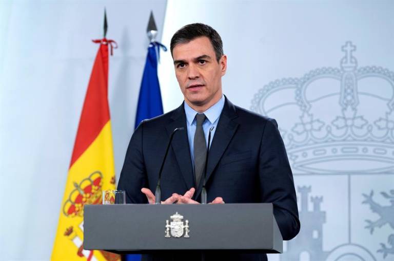 Directo: comparecencia de Pedro Sánchez en la Moncloa