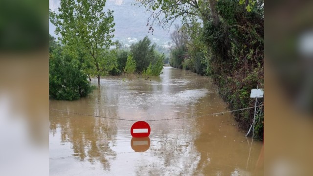 La nueva Dana descarga más de 200 litros/m2 en la Marina Alta