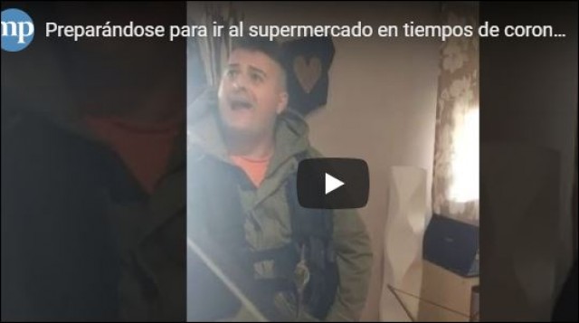 Preparándose para ir al supermercado en tiempos de coronavirus