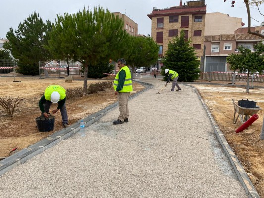 El Palmar estrenará en primavera su ‘pulmón’ verde de 15.534 metros cuadrados en La Paz