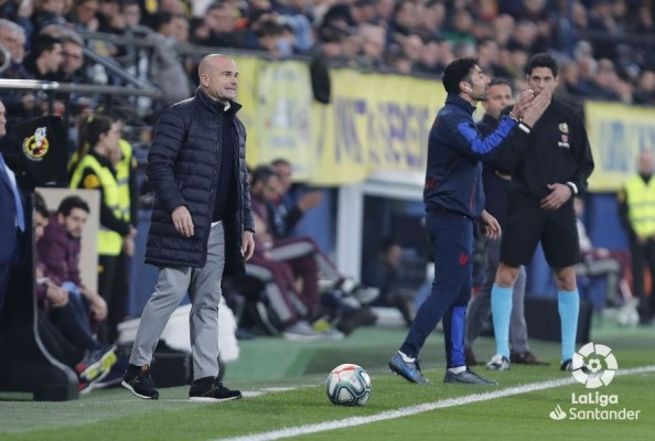 Paco López cree que el partido se ha decantado a favor del Villarreal 