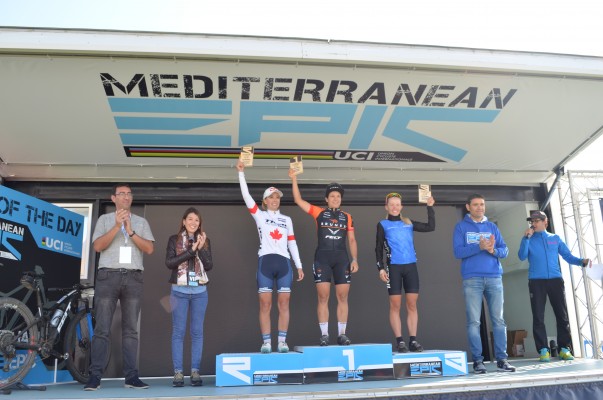 Ramona Forchini y Simon Vitzthum, ganadores de la primera etapa de la Mediterranean Epic 