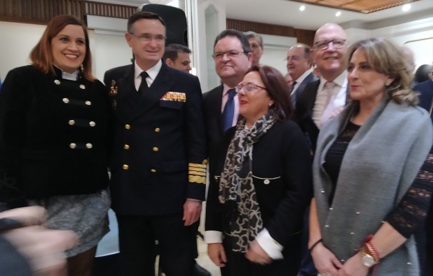 Cartagena homenajea a Aniceto Rosique, que se marcha a su nuevo destino como Almirante Jefe de Apoyo Logístico