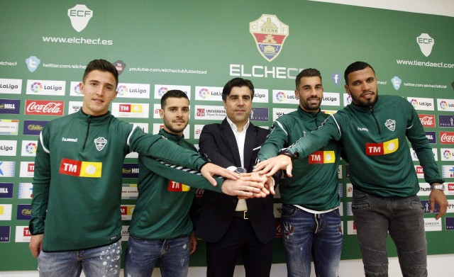 Los cuatro fichajes del Elche apuestan por colaborar a que el equipo crezca
