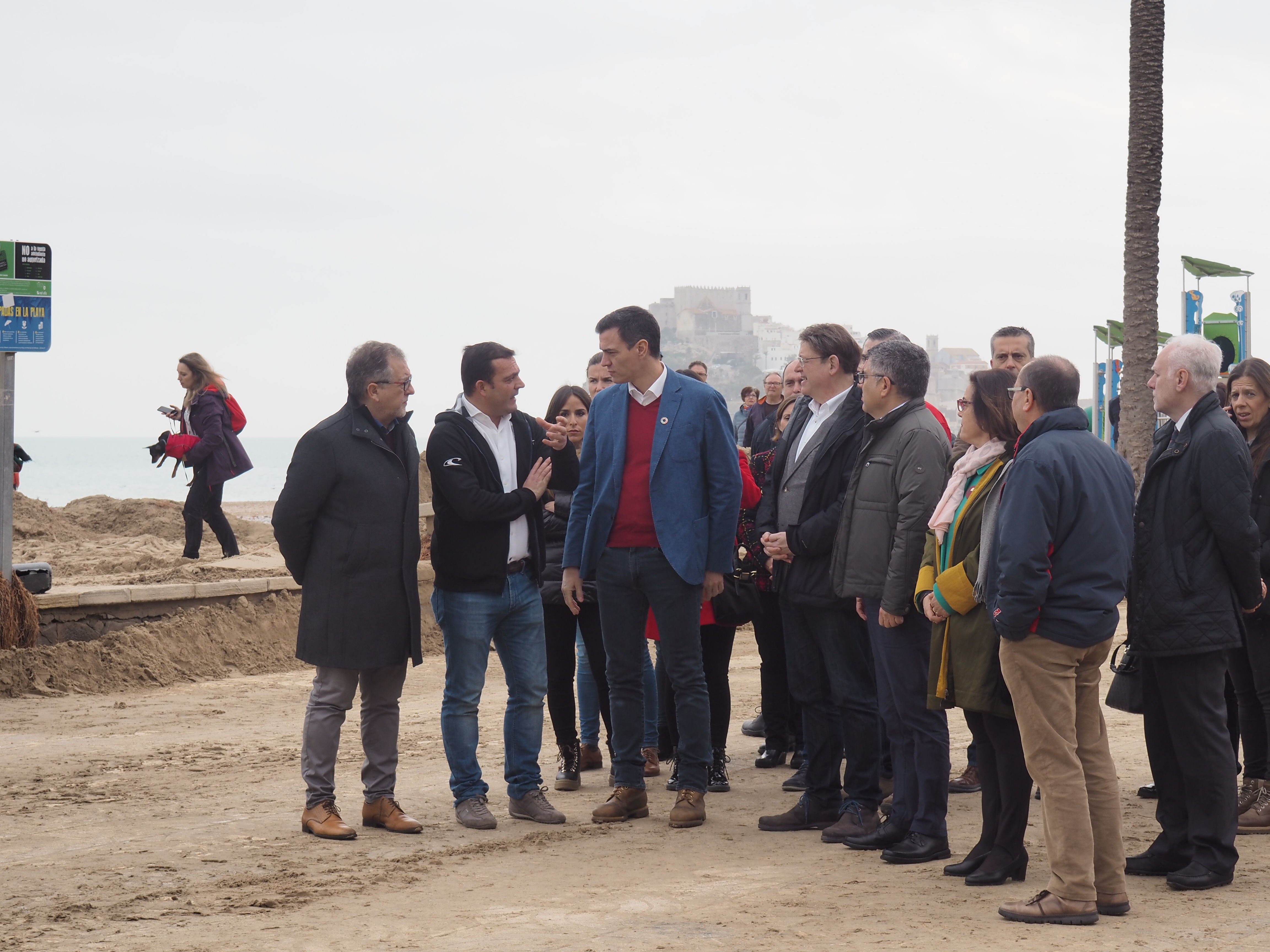 Andrés Martínez pide a Pedro Sánchez ayudas de emergencia para recuperar el litoral 