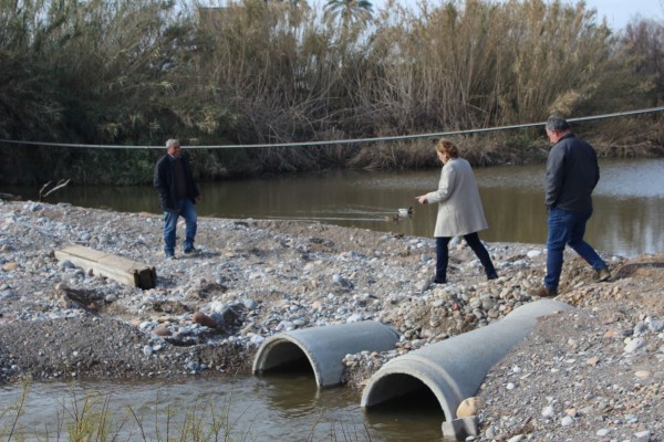Borriana supervisa las zonas afectadas del litoral marítimo tras el temporal 'Gloria'