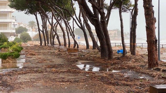 El temporal marítimo se ceba con Alcossebre