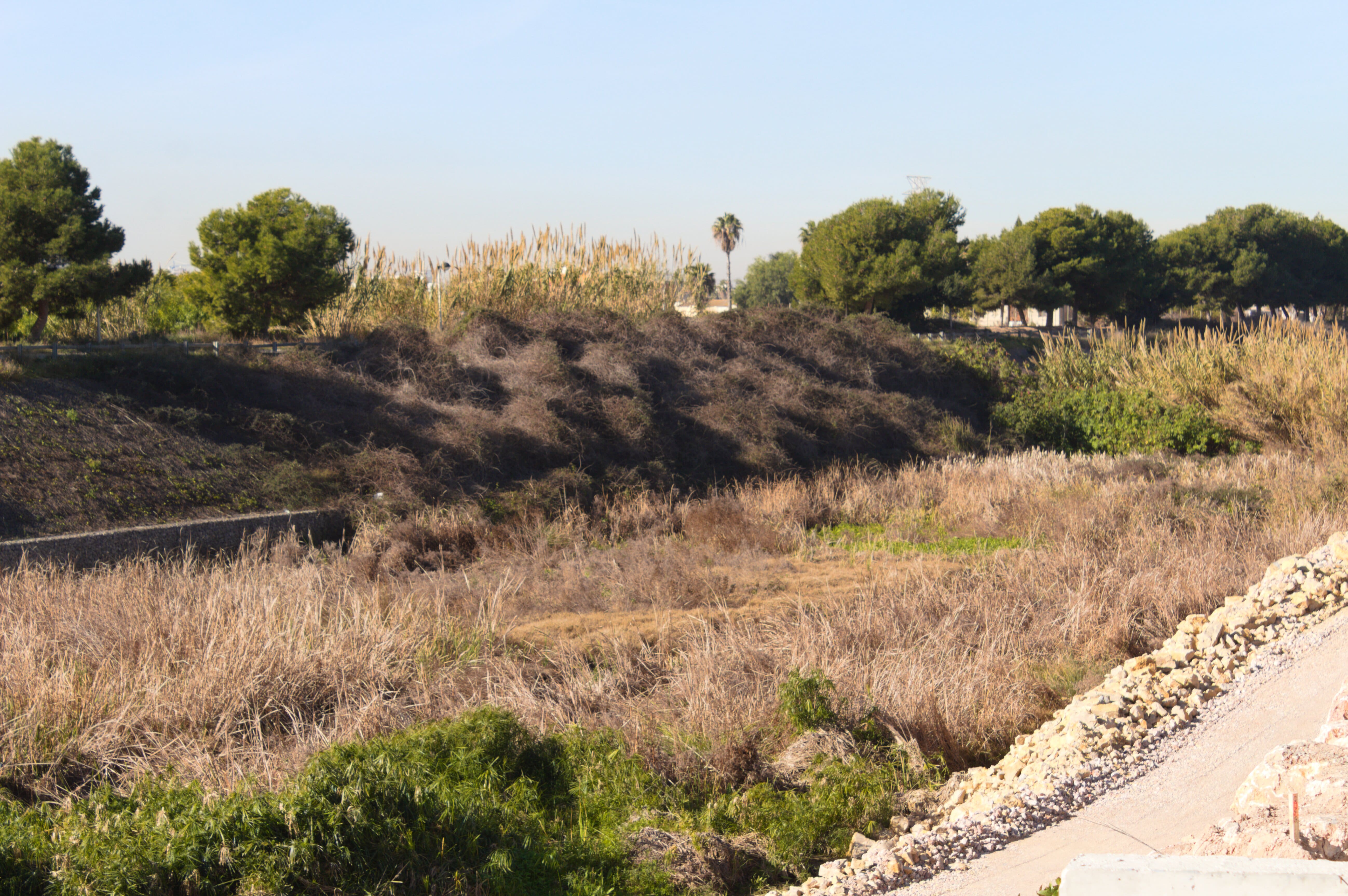 El Barranco del Carraixet a su paso por Almàssera. Foto: AYUNTAMIENTO DE ALMÀSSERA - 