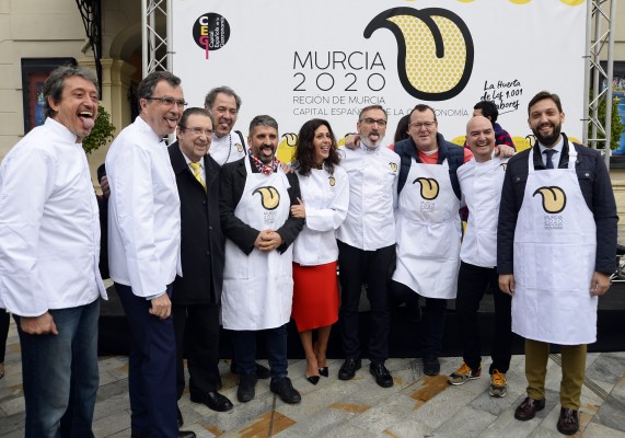 Una lengua de colores: el sugerente logo de 'Murcia Capital de la Gastronomía 2020'