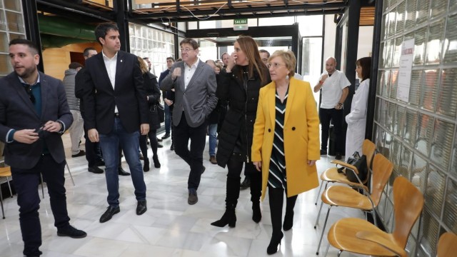 Puig visita el centro de salud de Morella tras su reforma, en el que se han invertido 360.000 euros
