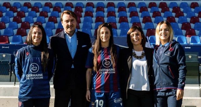 Germaine de Capuccini, nuevo main sponsor del Levante UD Femenino
