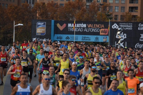 El Maratón Valencia bate su propio récord de finishers con más de 21 600 llegados a meta