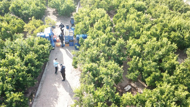 El Ayuntamiento de Nules confía en los drones para vigilar los terrenos durante la campaña citrícola