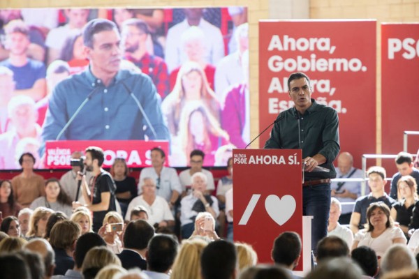 Sánchez agita el voto de izquierdas y la amenaza de la ultraderecha