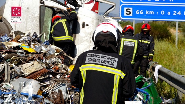 Viernes negro en las carreteras de Castellón, con tres muertos y cuatro heridos en dos accidentes