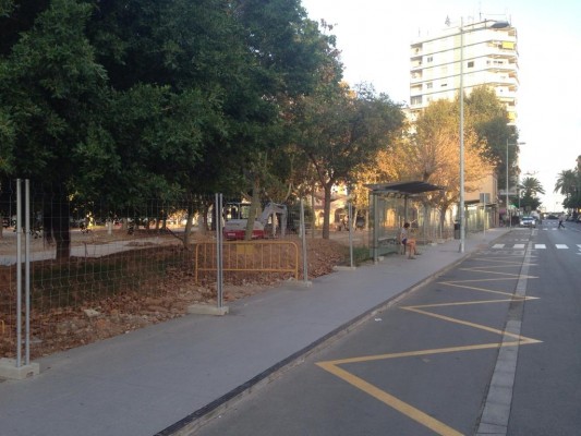 Castelló retoma las obras en el Parc de la Panderola del Grau, que estará en Navidades