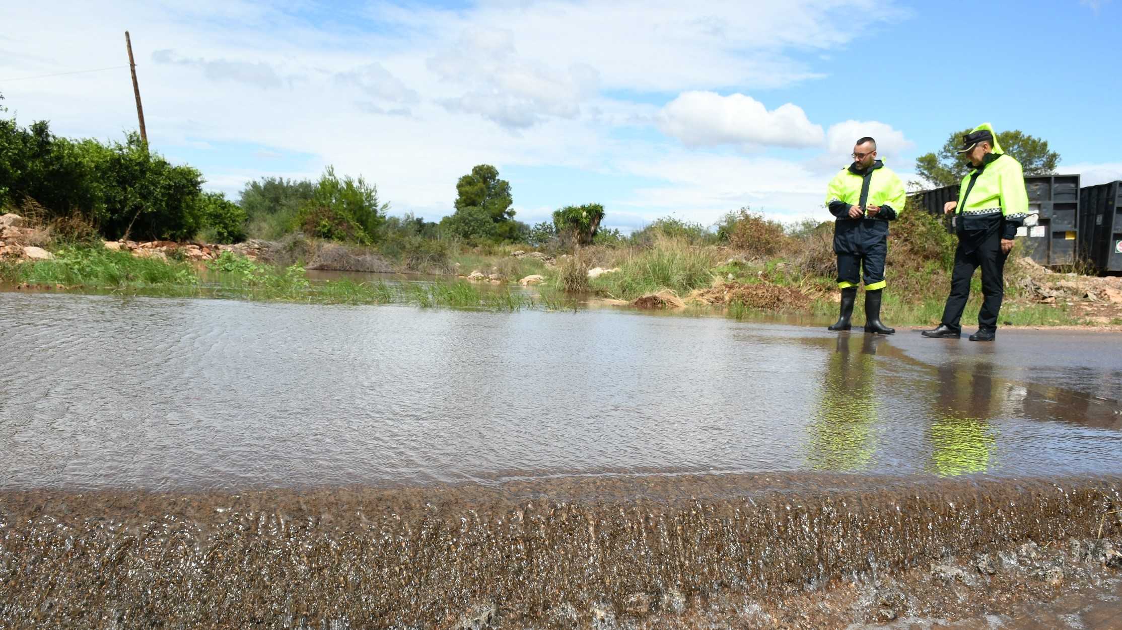 La alerta por lluvias deja 20 litros en Vila-real en una mañana sin incidencias remarcables