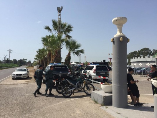 La Guardia Civil frena el montaje del Marenostrum
