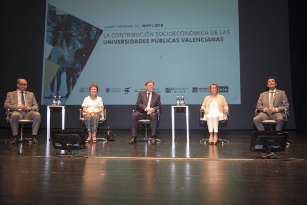 Las universidades públicas valencianas generan el 1,9% del PIB y el 2,3% del empleo de la Comunitat