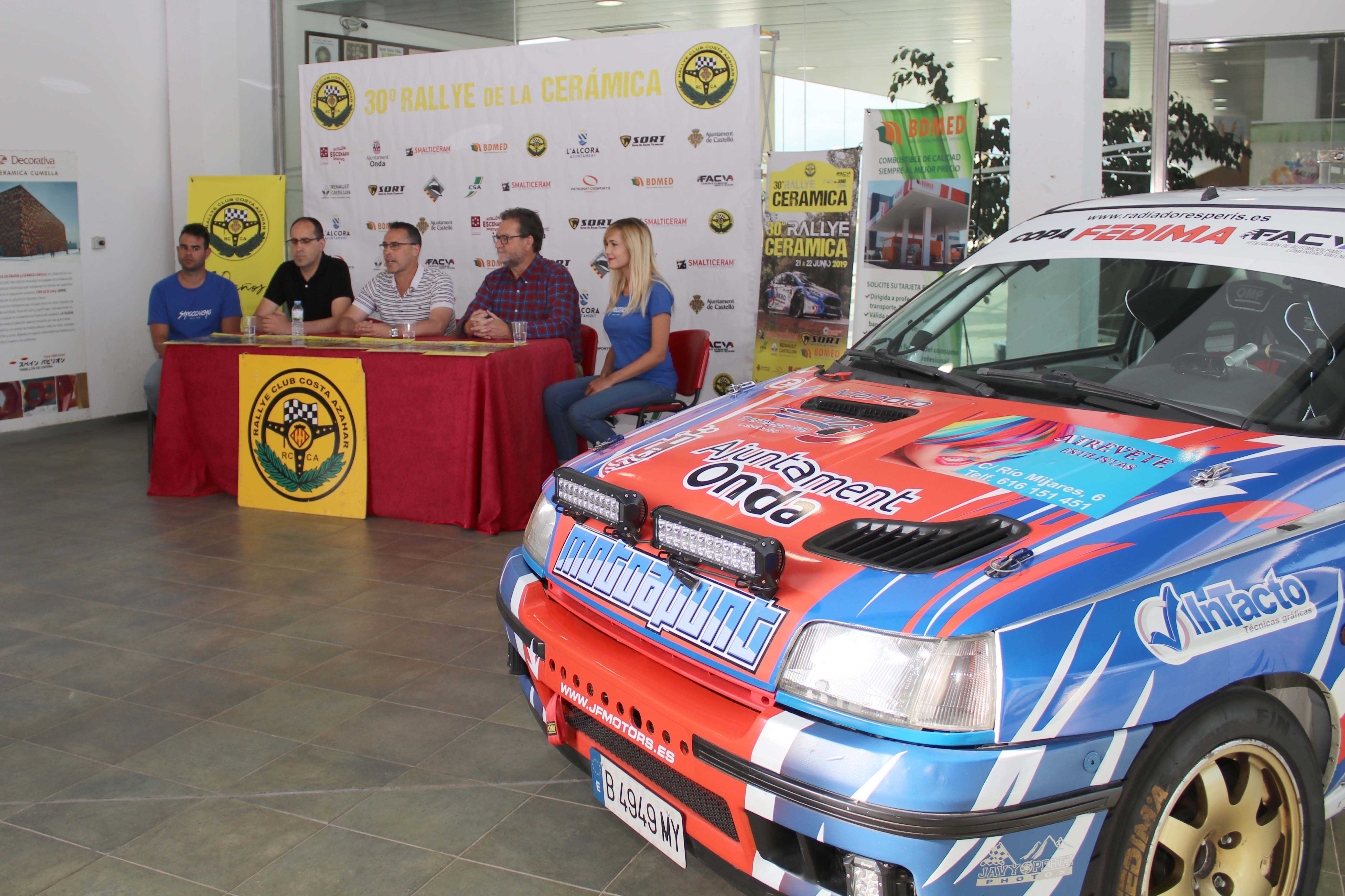El Rallye de la

Cerámica alcanza su trigésima edición y tendrá 352 kilómetros con 4 tramos