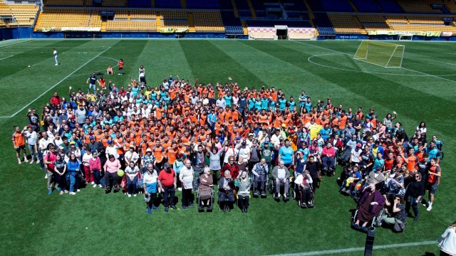 El Villarreal CF celebra la salvación con la fiesta de 'Endavant Igualtat', su iniciativa más solidaria 