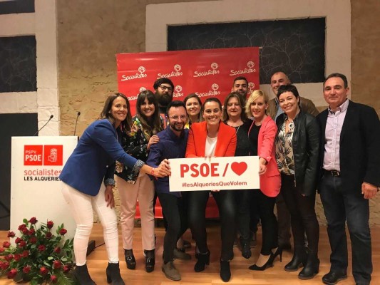El PSPV de les Alqueries presenta su lista a las municipales y sus cien propuestas de gobierno