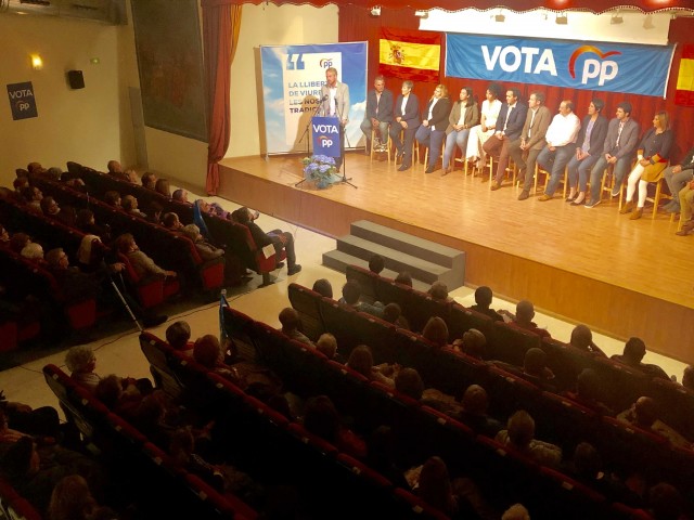 Clavell (PP) se compromete a que no haya más 