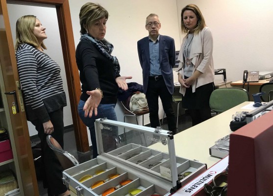 Carrasco promete hacer de Castelló una ciudad accesible y sin barreras tras reunirse con la ONCE 