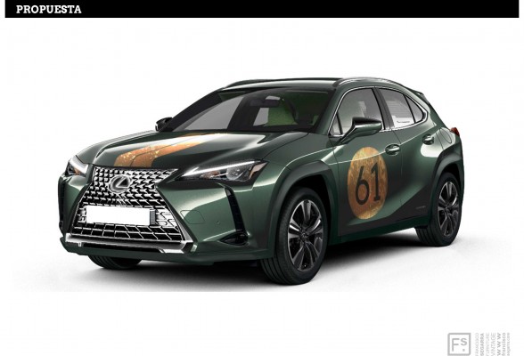 El interiorista castellonense Francisco Segarra, con su Bólido 61, aspira al concurso Lexus Art Car