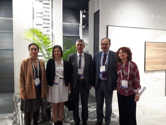 Climent y Parra promocionan Cevisama en Coverings para convertirla en la feria referencia de Europa