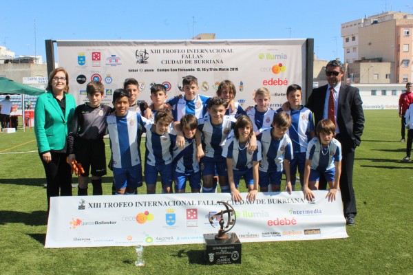 El Espanyol vence en el Trofeo Fallas de Fútbol de Burriana, seguido del Villarreal, Barcelona y Betis