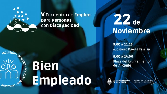V Encuentro de Empleo para Personas con Discapacidad en Alicante