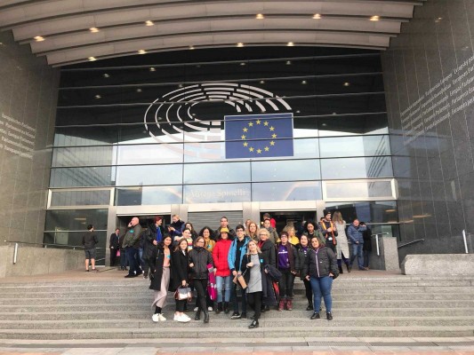 La delegación de estudiantes del Ribalta exprime las últimas horas de su experiencia europea 