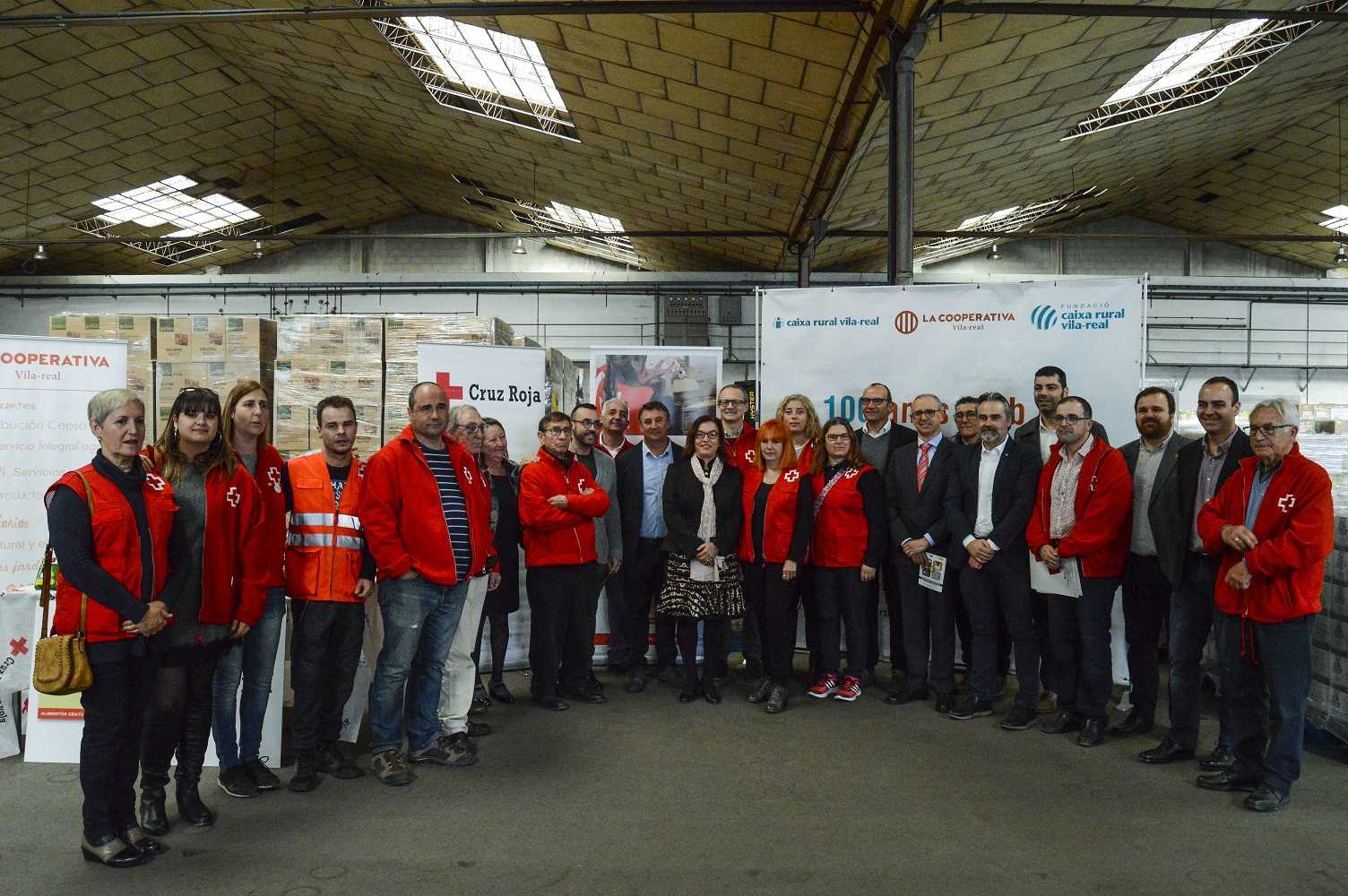 Cruz Roja reparte desde Vila-real 235.000 kilos de alimentos para 40 entidades de toda la provincia