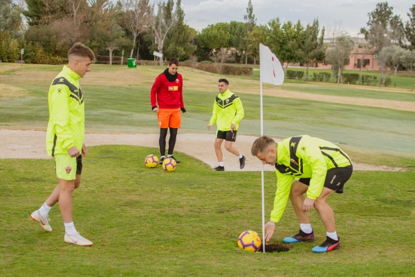 El Elche cambia el entrenamiento por el 