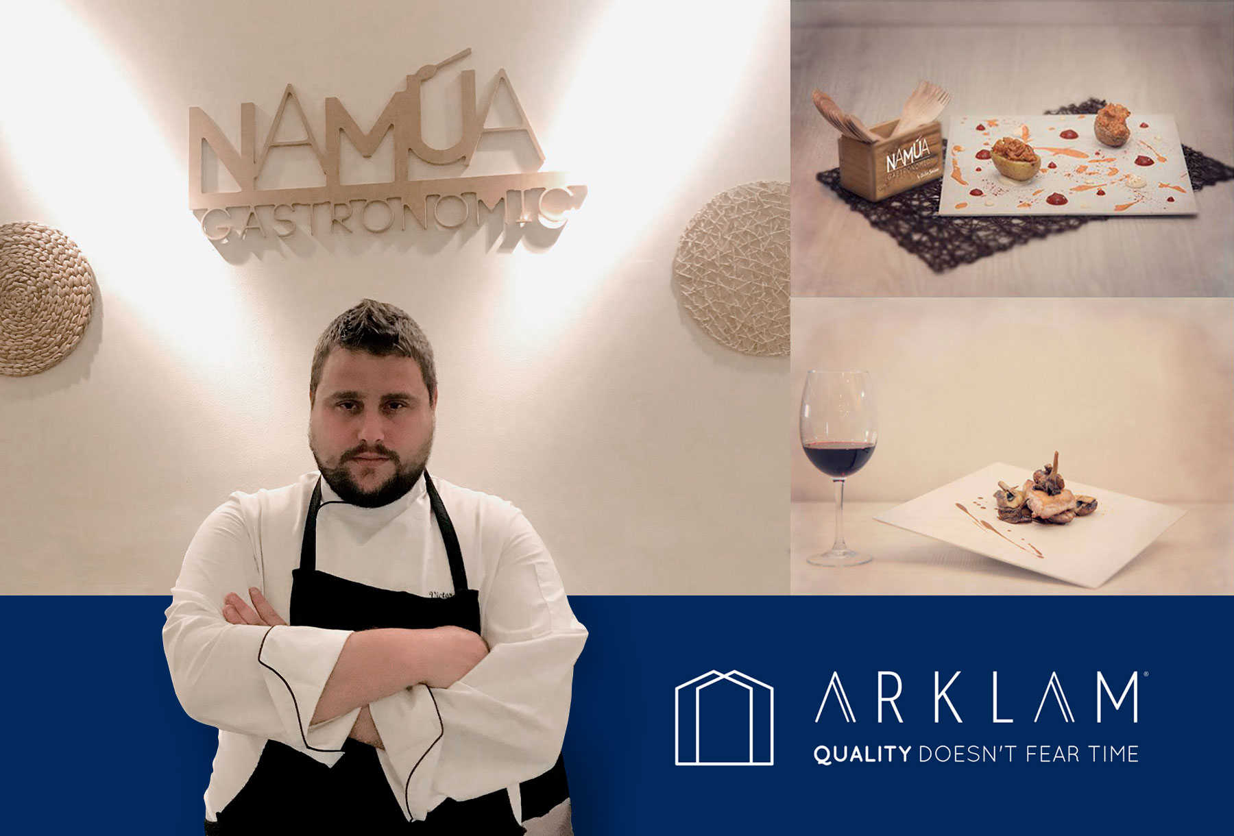 El estand de Arklam en Espacio Cocina acoge un showcooking a cargo del chef Víctor Soriano 