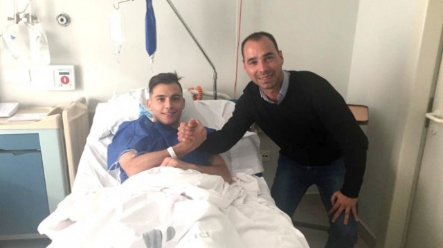 Borja Martínez estará de tres a cuatro meses de baja 