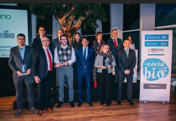 Agrozono, Bioinicia, EpiDisease e Ingelia reciben los Premios Bioval 2018

