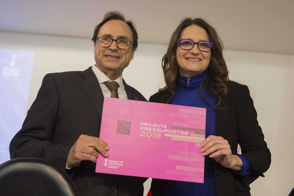 El Consell dispara el Presupuesto de la Generalitat con un incremento del 9,9%