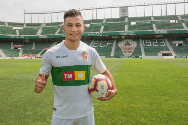 Borja Martínez no piensa desaprovechar la oportunidad que le brinda el Elche