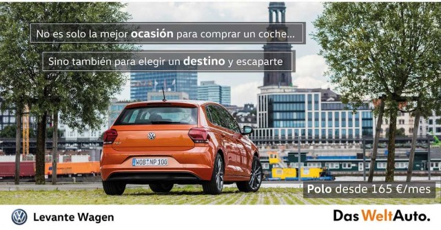 Levante Wagen ofrece un DasweltAuto con notables descuentos en Volkswagen y Seat