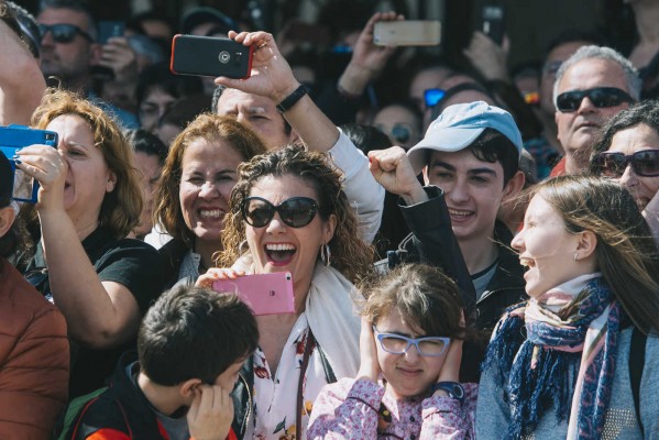 Una colorida mascletà 