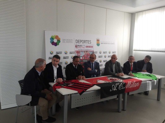 Presentado el 'AC Milan Junior Camp Alicante'